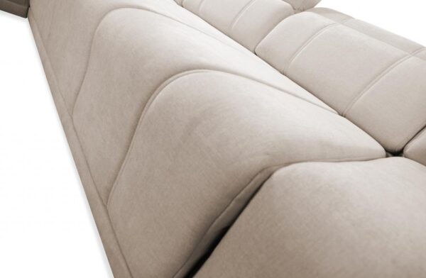 Another angle of the RAVELLO VI corner sofa, focusing on the comfort of its backrests.