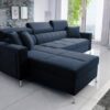 Different metal feet options for the SIDE I MINI corner sofa