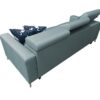 Side view of BALTICO sofa, showing armrest and leg design