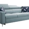 BALTICO sofa with adjustable headrests, angled view