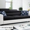 BALTICO sofa with cushions, providing extra comfort