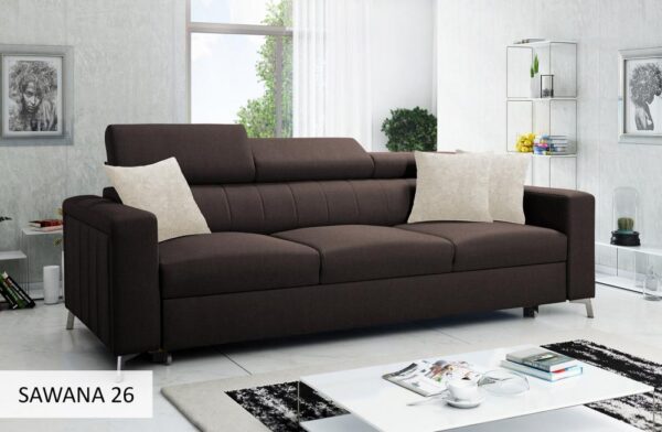 BALTICO sofa's backrest and clean lines from above