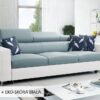 Another view of BALTICO fabric sofa, ideal for relaxation