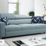 BALTICO modern fabric sofa, front view