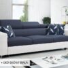 BALTICO sofa's luxurious fabric and comfortable seating