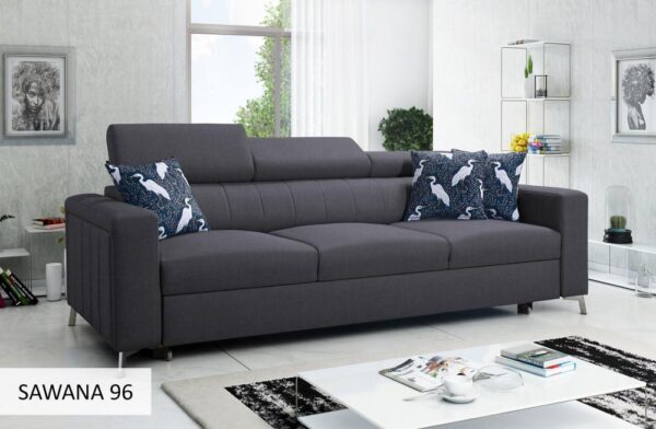 BALTICO sofa in a vibrant color, modern design accent