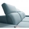 Close-up of BARTONE sofa adjustable headrest