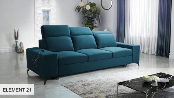 BARTONE sofa's sturdy wooden frame
