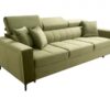 Elegant Sofa SIDE in sophisticated grey fabric, side view