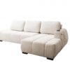 Fresco corner sofa from an angle, plush cushions
