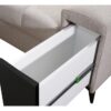Internal view of GRECO I MAXI storage compartment for bedding