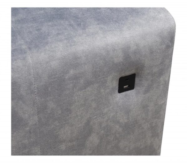 GRECO I MINI sofa highlighting wooden feet options for customization