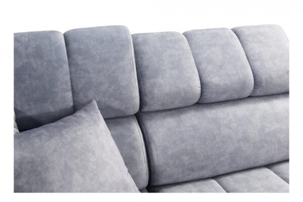 GRECO I MINI sofa with oak lancelot laminate shelf option