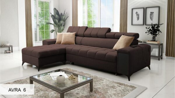 GRECO I MINI corner sofa, view from back highlighting design