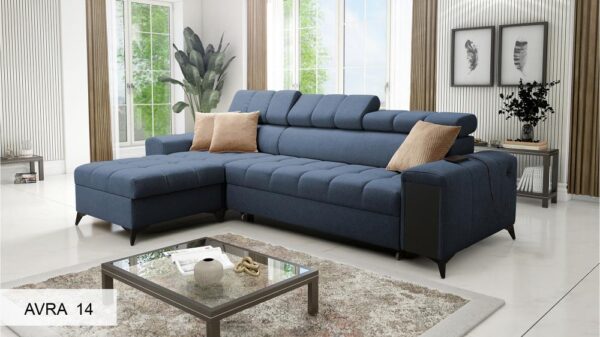 GRECO I MINI sofa, full perspective of its contemporary appeal
