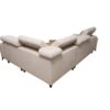 GRECO II sofa showing adjustable headrest in a raised position for comfort