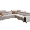 GRECO III sofa with adjustable headrests, spacious living room