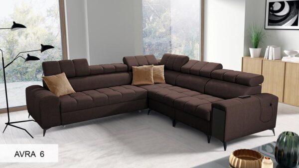 GRECO III corner sofa with a focus on its comfortable seating