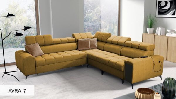 Side view of GRECO III sofa highlighting its modern lines