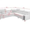 GRECO III sofa showing sleeping function, comfortable and versatile