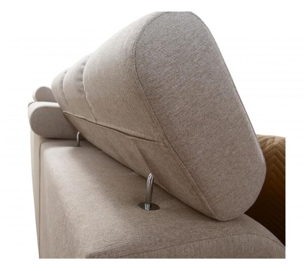 Overhead shot of GRECO III corner sofa, showing its full shape