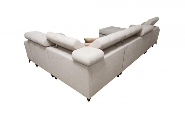 GRECO IV MAXI corner sofa from a high angle, spacious design