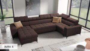 GRECO IV MAXI sofa with cushions and armrest detail