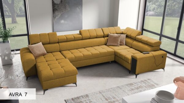 GRECO IV MAXI corner sofa showcasing its ergonomic design