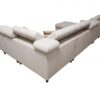 Angled view of GRECO IV MINI sofa with adjustable headrests