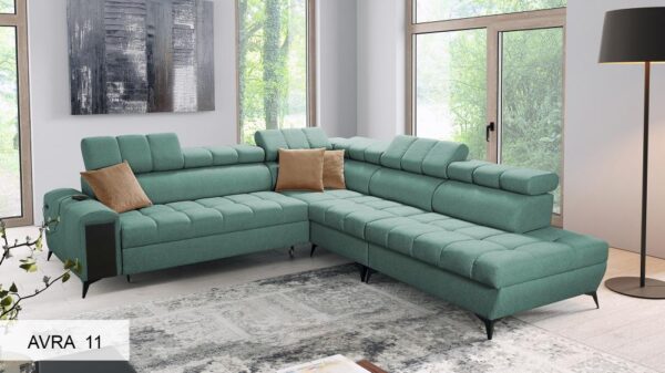 Top-down view of GRECO IX corner sofa, highlighting its generous proportions