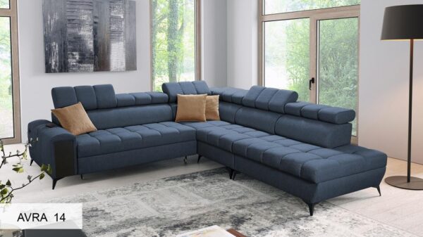 GRECO IX corner sofa with a focus on its comfortable backrest and armrests