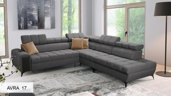 GRECO IX corner sofa close-up on fabric and cushion details