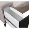 GRECO IX corner sofa featuring integrated shelf and USB port