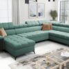 Wooden feet options for the GRECO VI sofa, various colors
