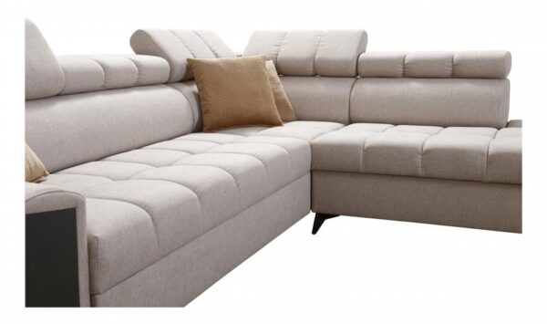 Greco VII sofa displaying its sleek design and contemporary appeal.
