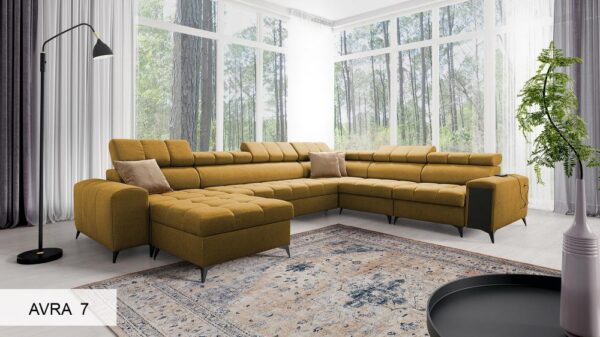 GRECO VIII Corner Sofa | Top-down view highlighting the L-shape configuration