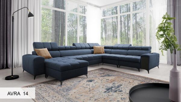 GRECO VIII Corner Sofa | Layout diagram with measurements for planning