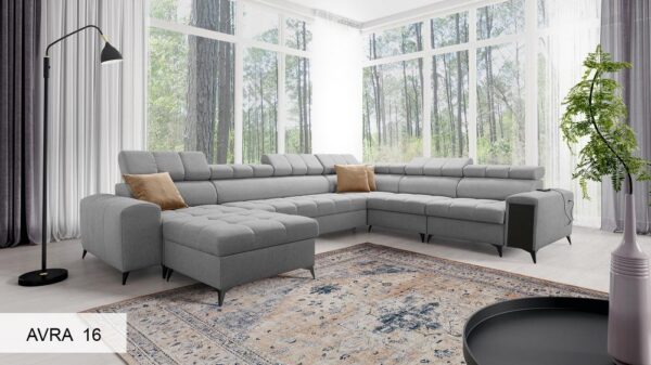 GRECO VIII Corner Sofa | Detailed dimensions of the chaise lounge component