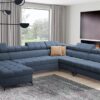 GRECO X sofa showing internal storage compartment access