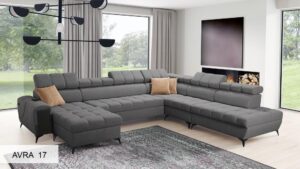 GRECO X corner sofa with detailed foam layers