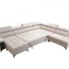 GRECO X sofa showing functional chaise lounge and USB port