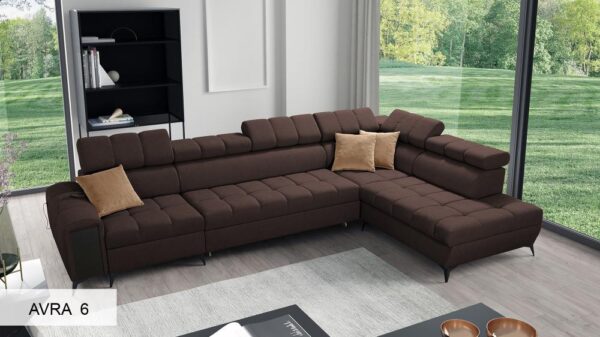 GRECO XI sofa showcasing the different available material finishes