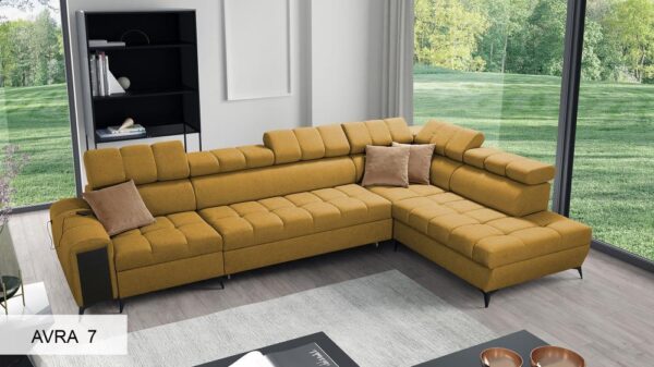 Close-up of the elegant metal feet options for GRECO XI