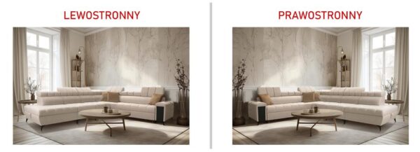 Spacious GRECO XII sectional sofa with multiple seating configurations