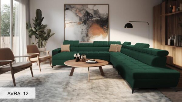 GRECO XIII diagram detailing sleeping area dimensions: 284cm x 127cm