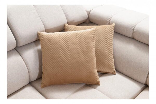 Display of available wooden feet colors for the GRECO XIII luxury sofa