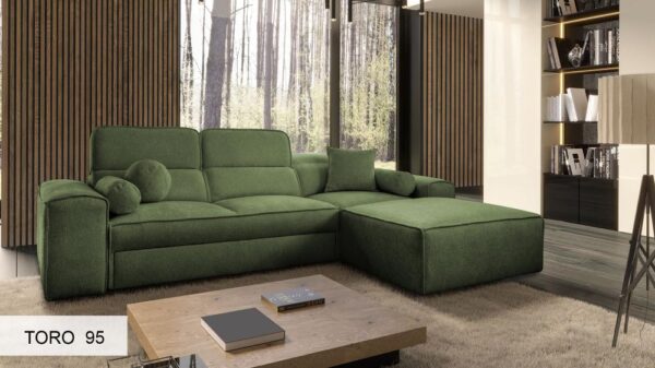 VITO I corner sofa, diagram of dimensions and layout for planning