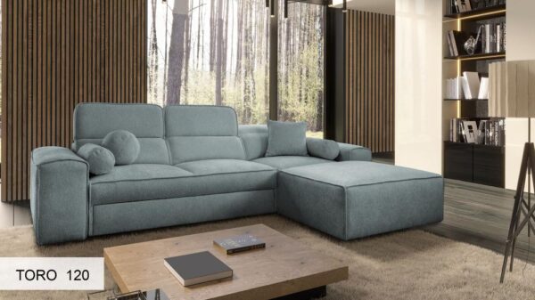 VITO I corner sofa, highlighting Petproof fabric texture for durability