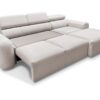 VOLARE I L-shaped sofa from an elevated perspective, ideal for living rooms