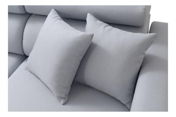 LORETTO VII sofa showing one of the two bedding storage containers